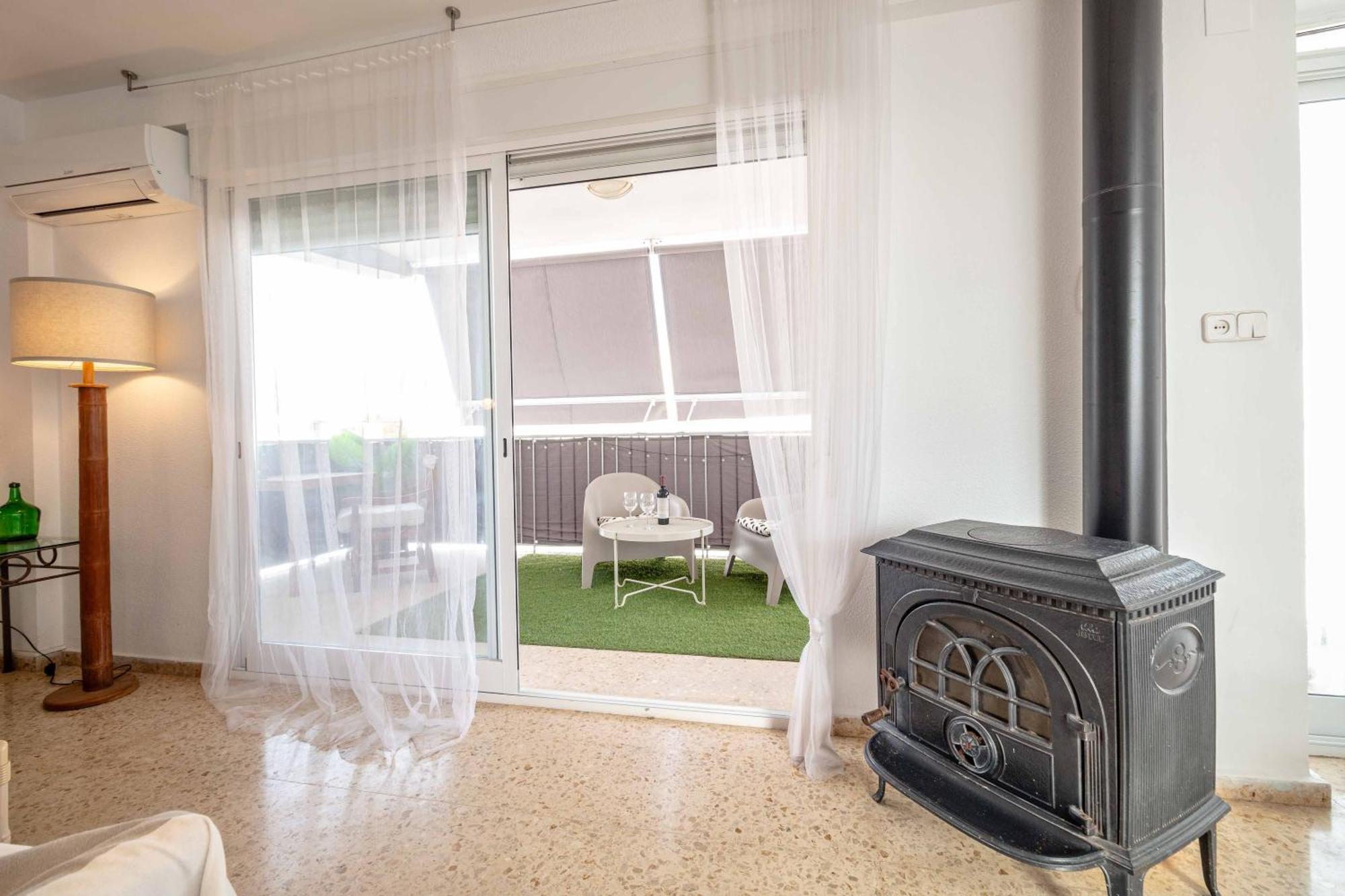 Super Apartamento A Un Paso Del Mar Олива Екстериор снимка